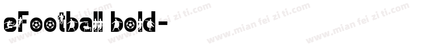 eFootball bold字体转换